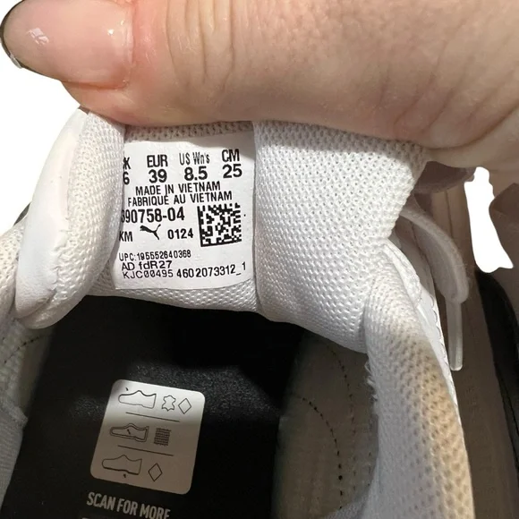 PUMA Smash V3 Platform Sneakers Sz 8.5 - Picture 7 of 8